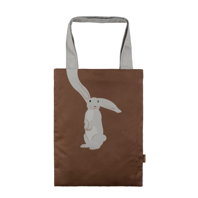 Brown Rabbit Tote Bag