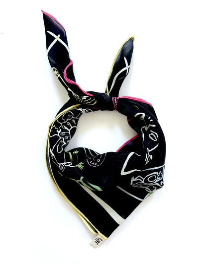Etruscan Black Scarf