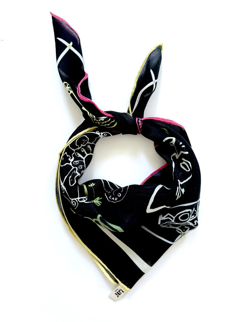 Etruscan Black Scarf