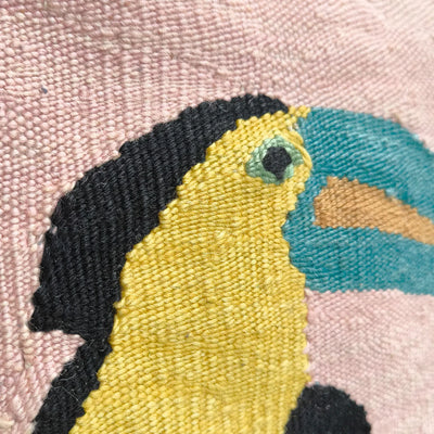 Tucan Hand Woven Cushion