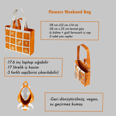 Flowers Weekend Bag