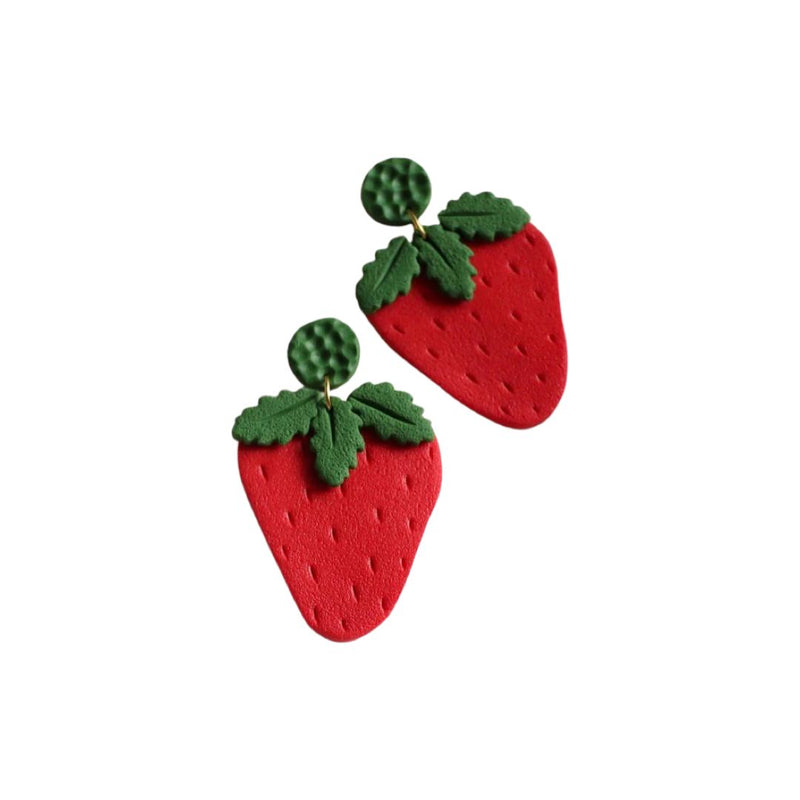 Big Strawberry Earring