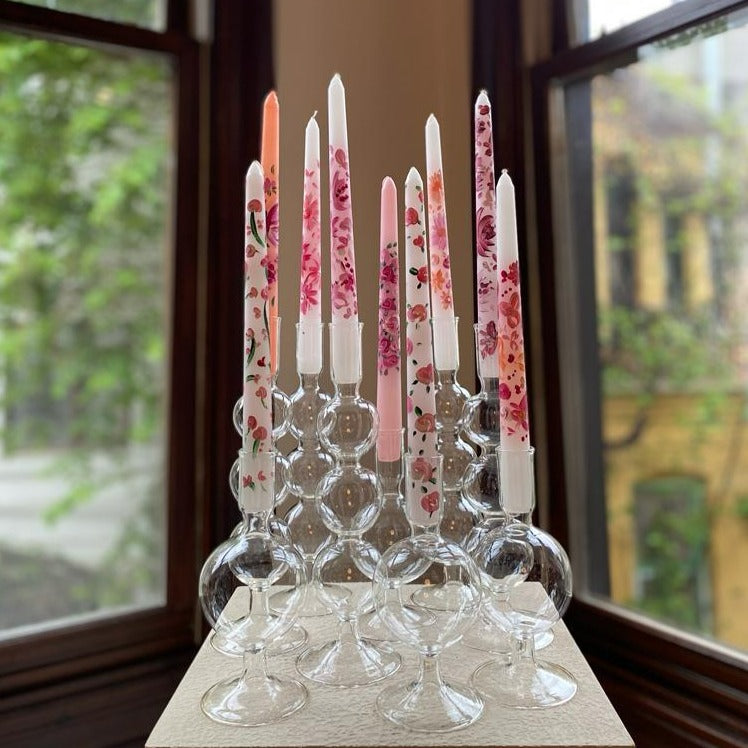 Bubble Glass Candlestick