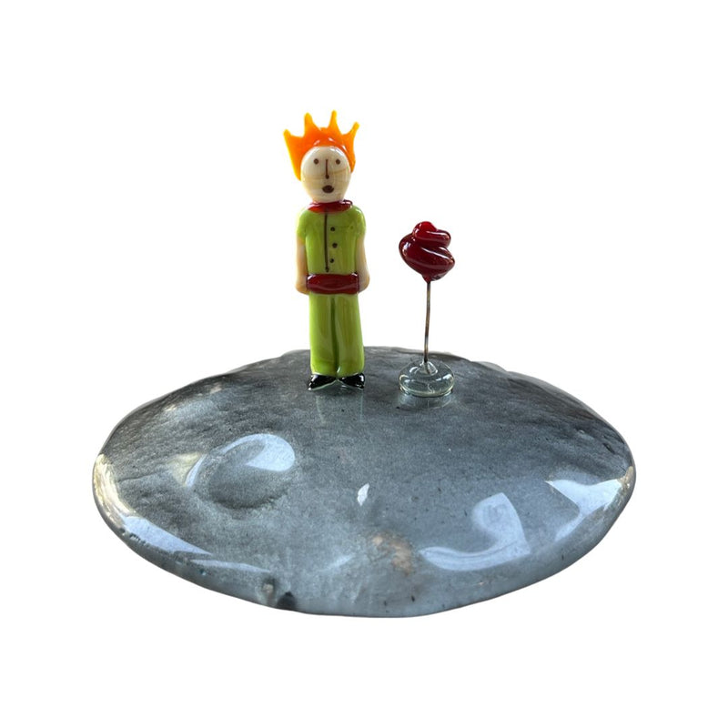 The Little Prince Asteroid Glass Object