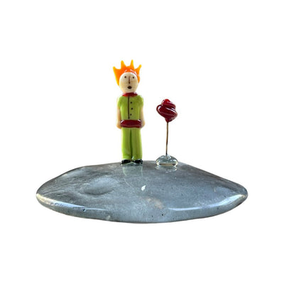 The Little Prince Asteroid Glass Object