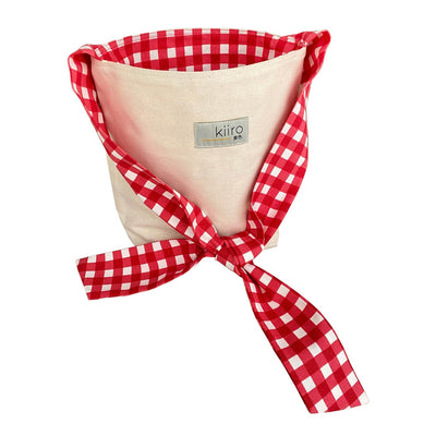 Red Gingham Knotted Bag