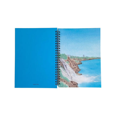 Aşağı Düden Waterfall - A5 Spiral Notebook