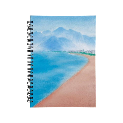 Konyaaltı Beach A5 Spiral Notebook