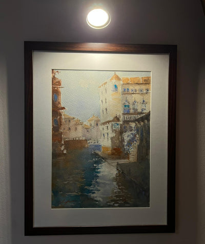 Venedik İtalya Suluboya Resim Tablosu