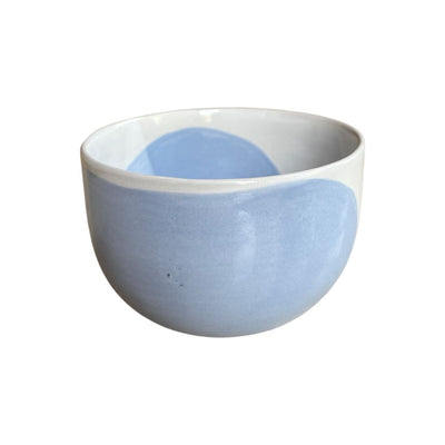 Blue White Cup and Bowl