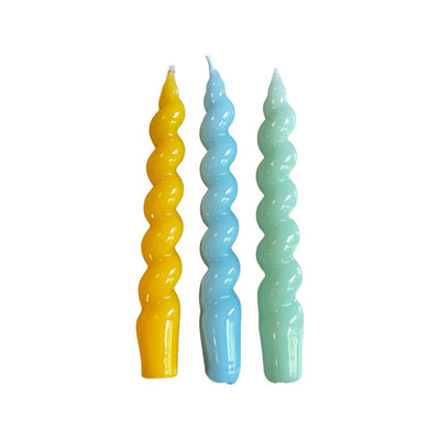Chubby Twisted Long Candle