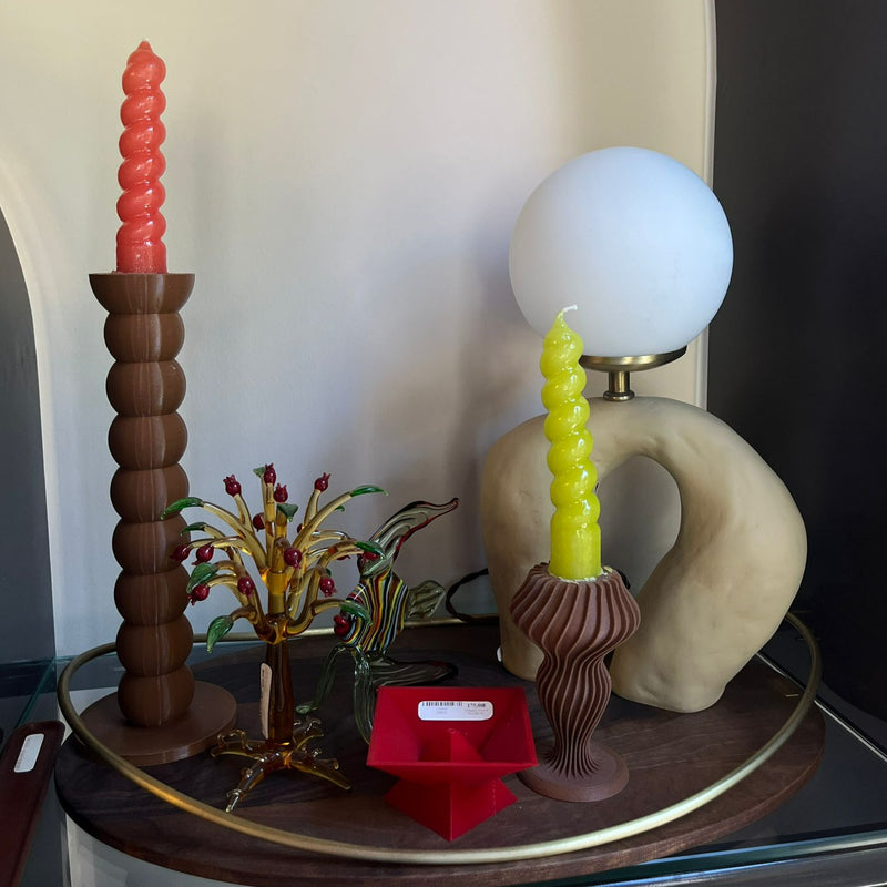 Chubby Auger Candle