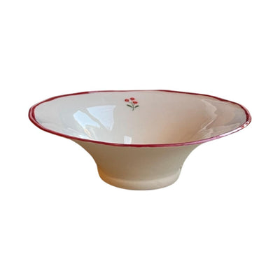 Fine Flower Conical Bowl