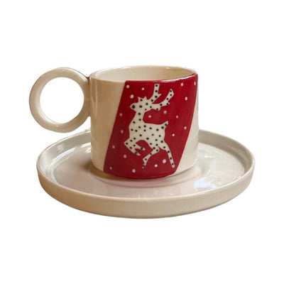 Christmas Turkish Coffee Set