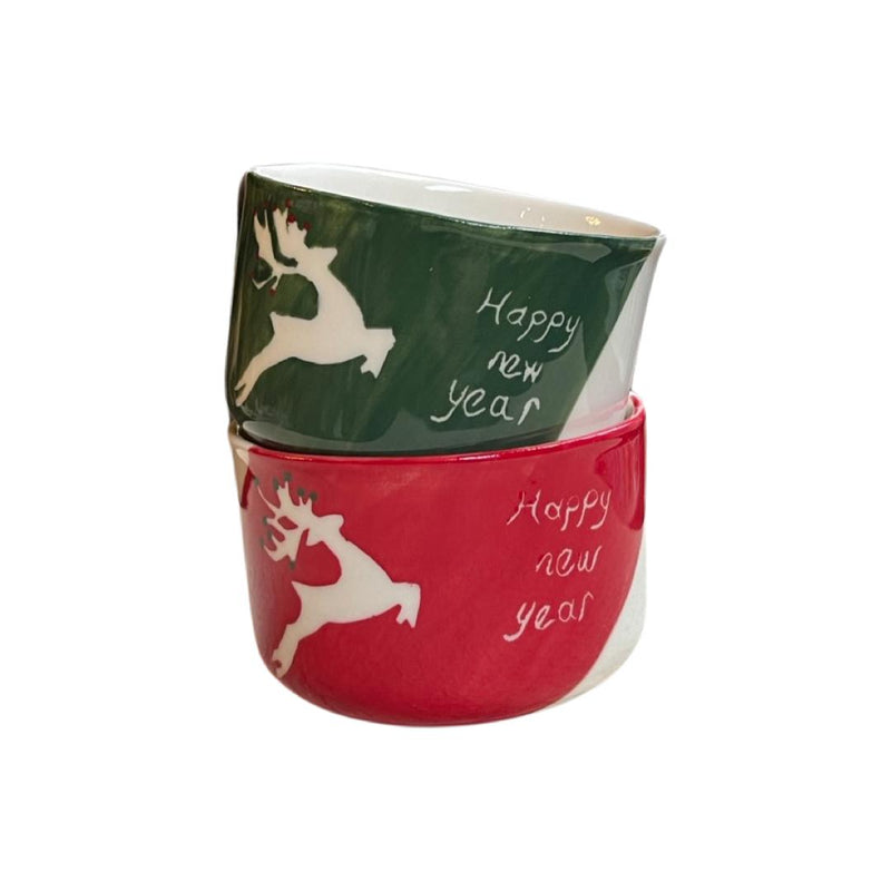 Christmas Deer Mini Snack Bowl