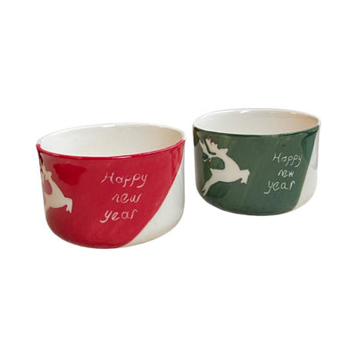 Christmas Deer Mini Snack Bowl