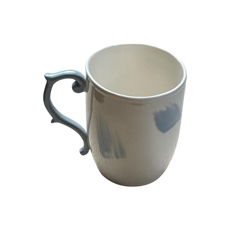 Blue Rustic Handle Mug