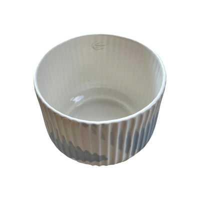 Cotton Touch Serrated Bowl Blue White