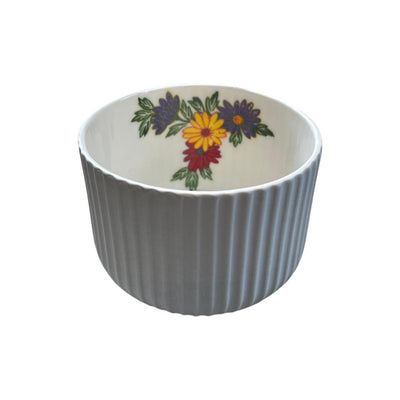 Cotton Touch Serrated Floral Bowl