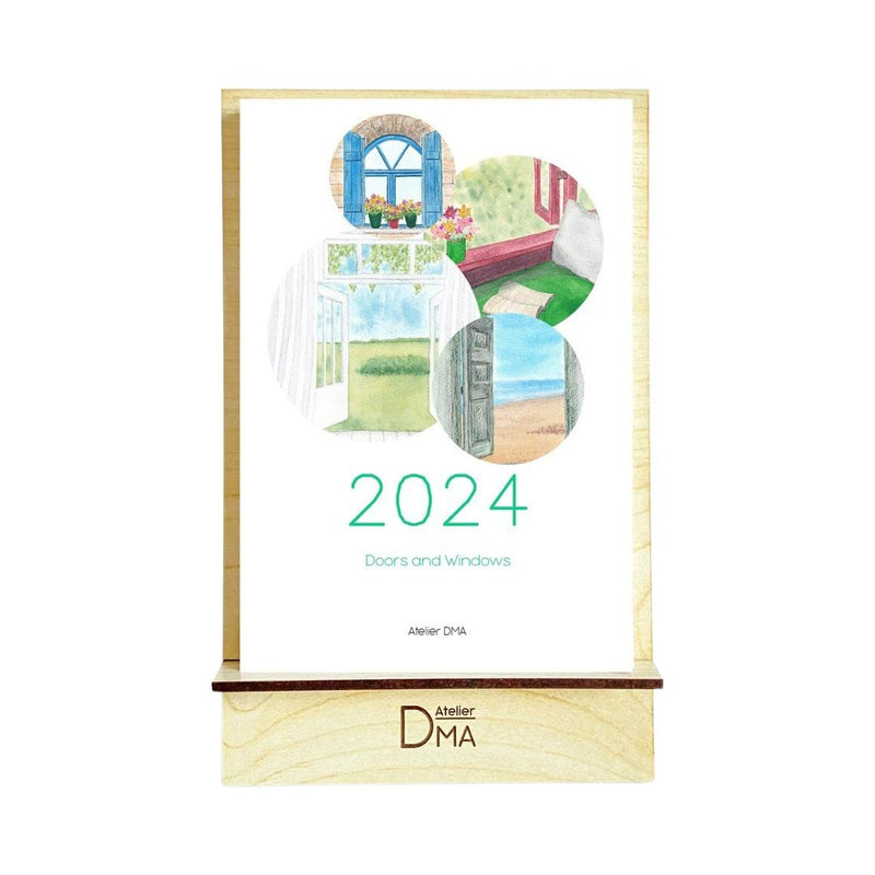 2024 Desk Calendar Doors and Windows