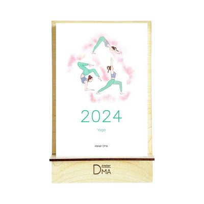 2024 Desk Calendar Yoga
