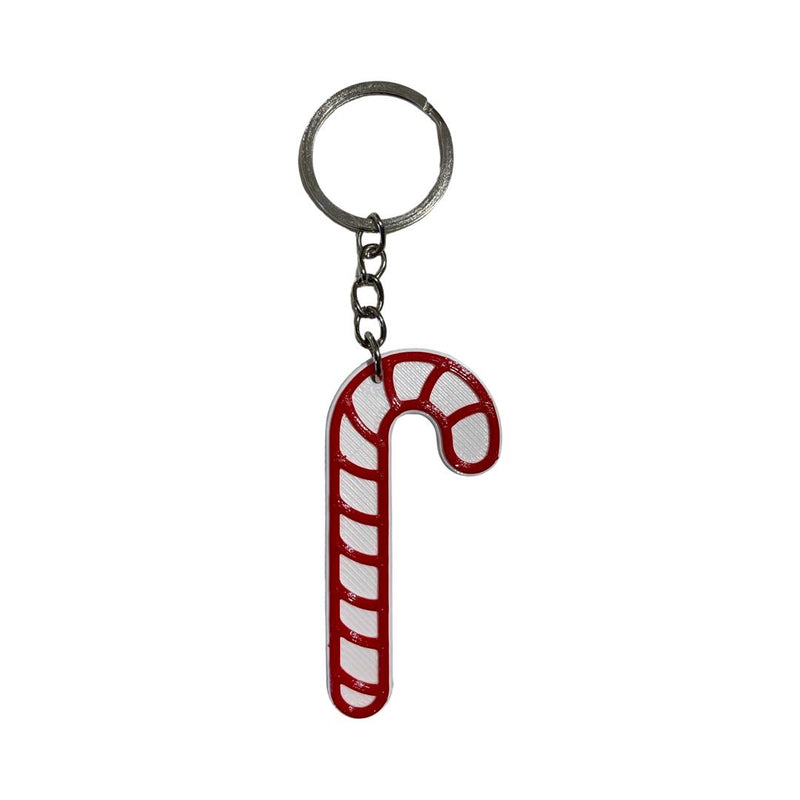 Candy Cane Keychain