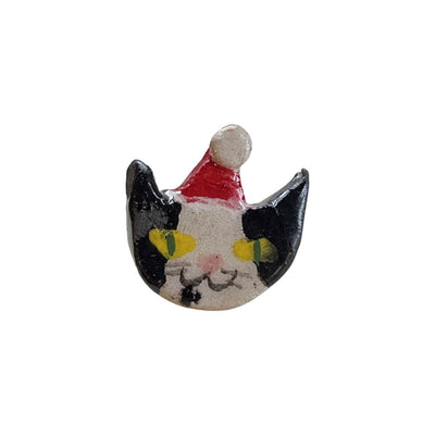 Christmas Mini Cat Brooch