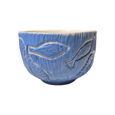 Sgraffito Fish Bowl / Cup