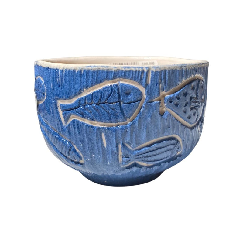 Sgraffito Fish Bowl / Cup