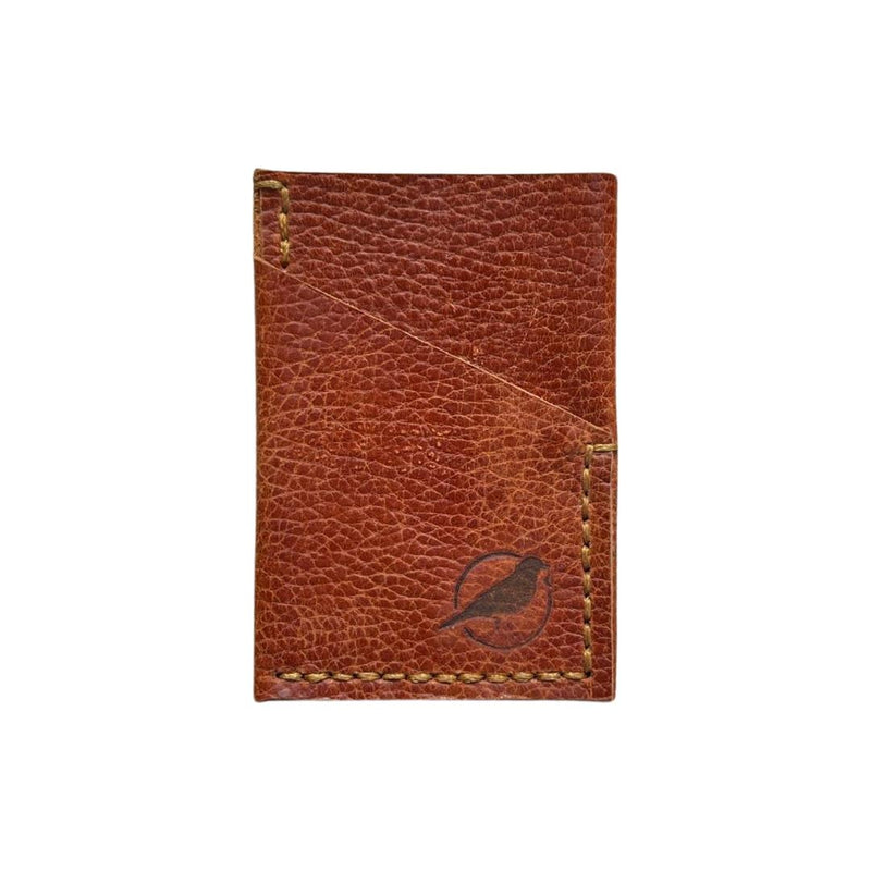 Mini Vertical Leather Card Holder