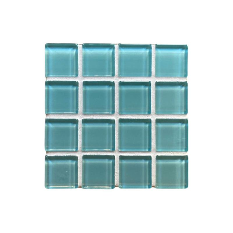 Mosaic Coasters - Water Green