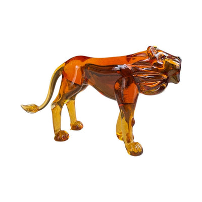 Lion Glass Figurine