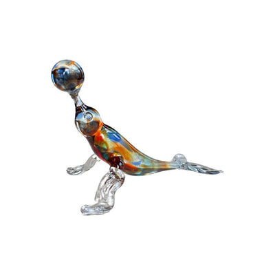 Seal Decorative Glass Figurine