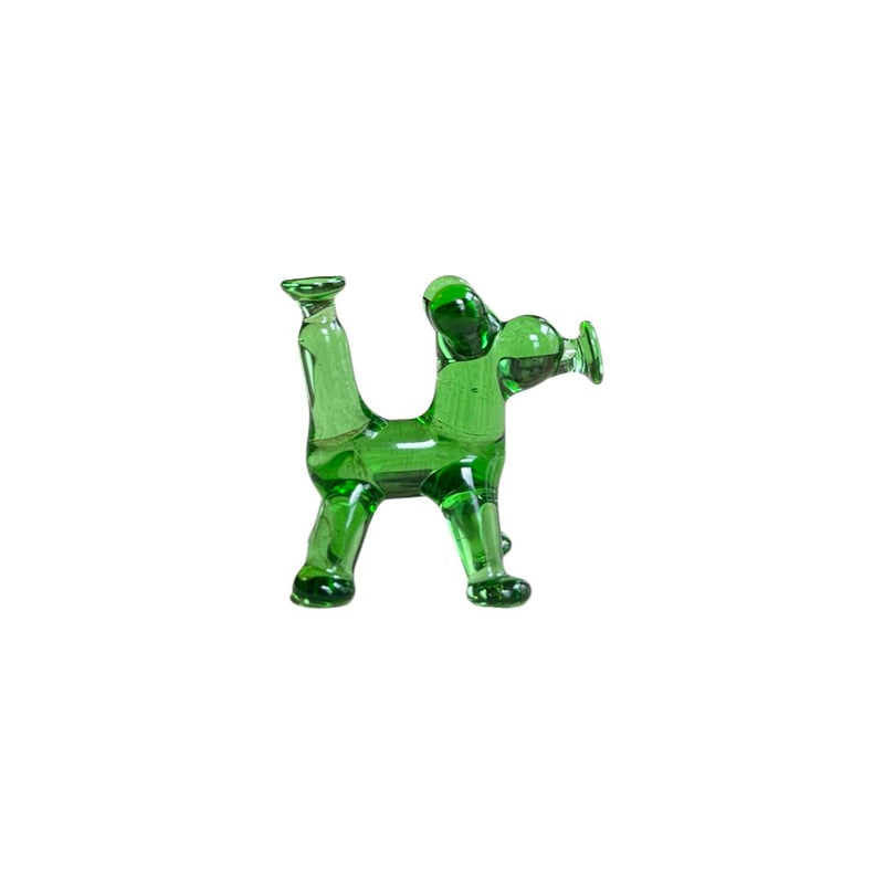 Balloon Dog Miniature Glass Figurine