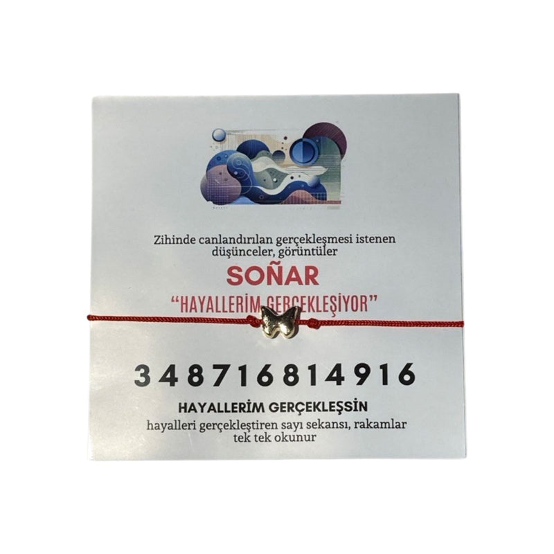 Make Your Dreams Come True: Sonar Dream-Making Number Sequence Bracelet and Magnet