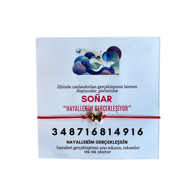 Make Your Dreams Come True: Sonar Dream-Making Number Sequence Bracelet and Magnet