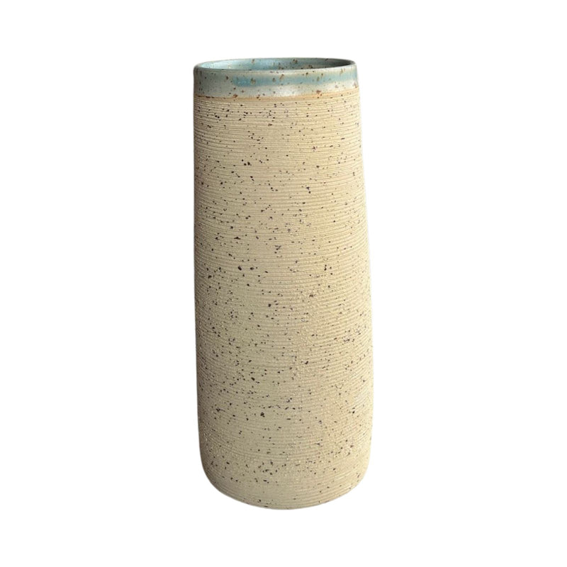Green Sand Stoneware Vase