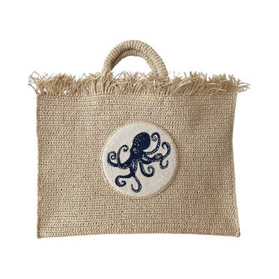 Octopus Punch Embroidered Bag