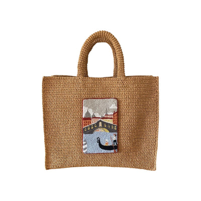 Venice Punch Embroidered Bag