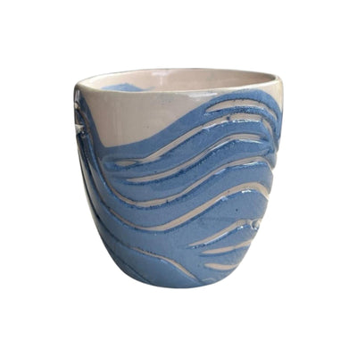 Sgraffito Wave Cup