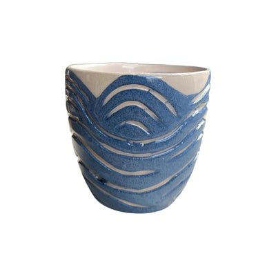 Sgraffito Wave Cup