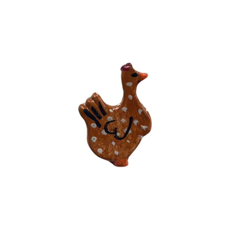 Chicken Brooch