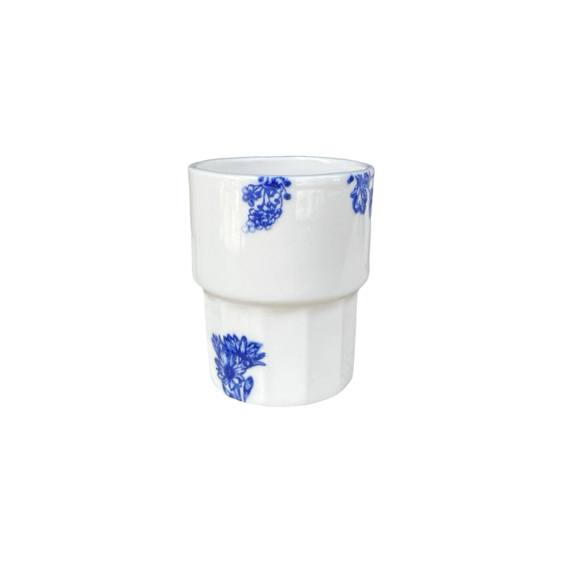 Blue Flower Espresso Cups