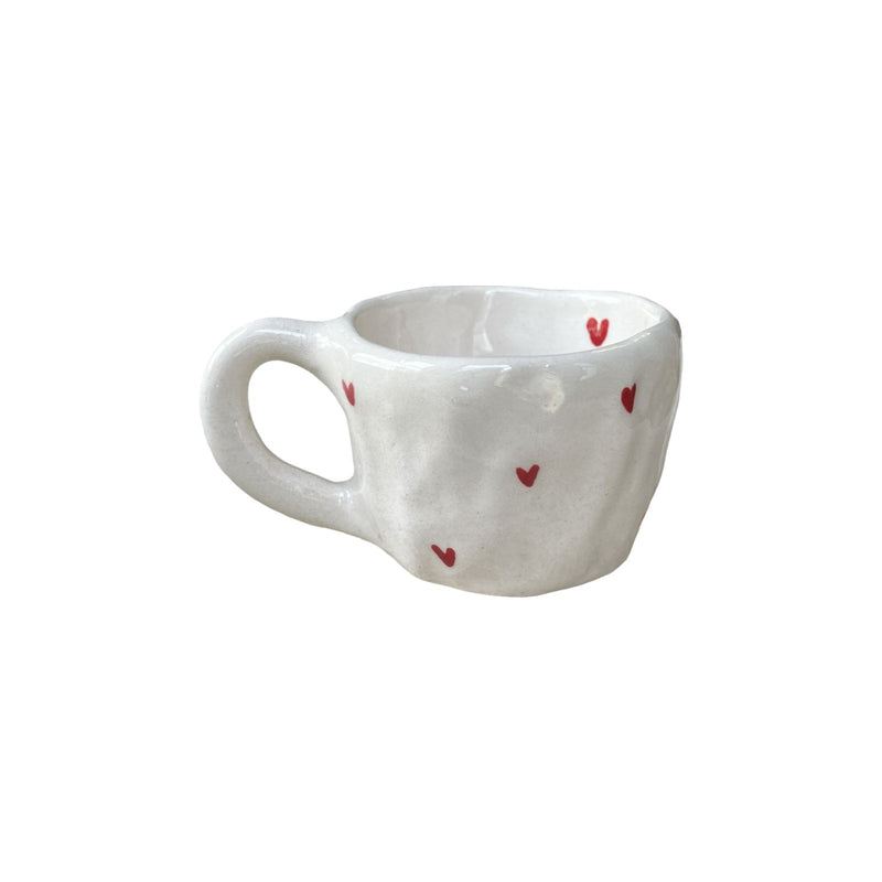 Heart Patterned Mini Mug