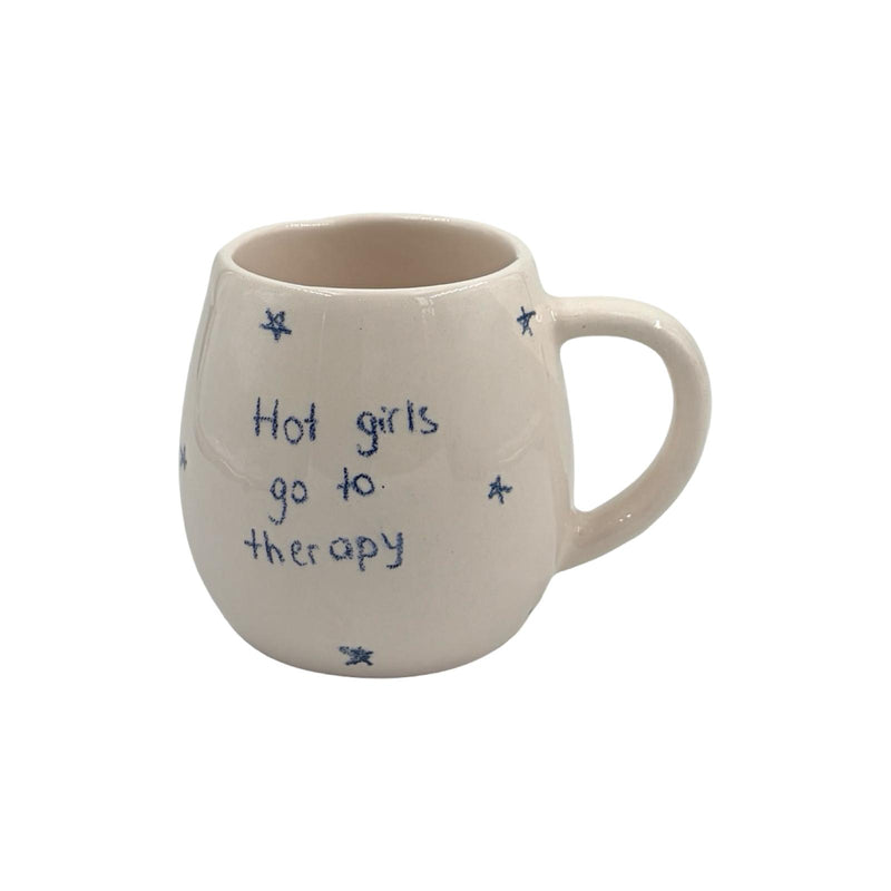 Hot Girls Go To Therapy Mug – Yirmiyedi Kuzguncuk