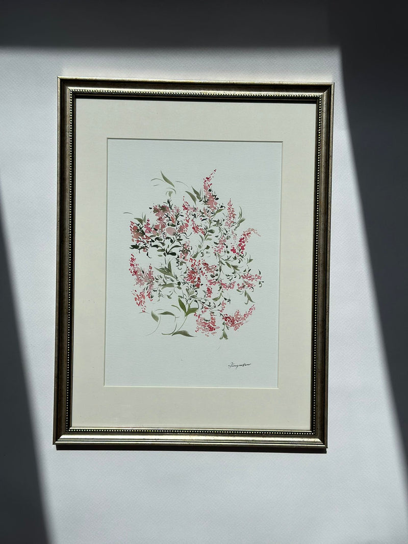 Pink Flowers Painting