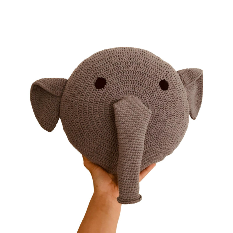 Elephant Amigurumi Pillow