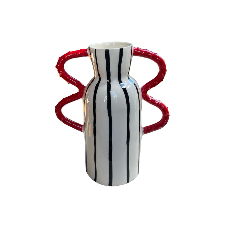 Striped Thin Vase
