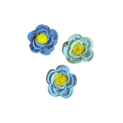 Knitted Rose Clasp