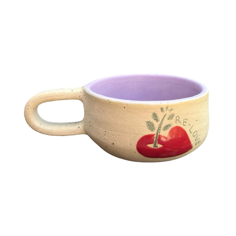 Re-Love Coffee Mug Set Purple